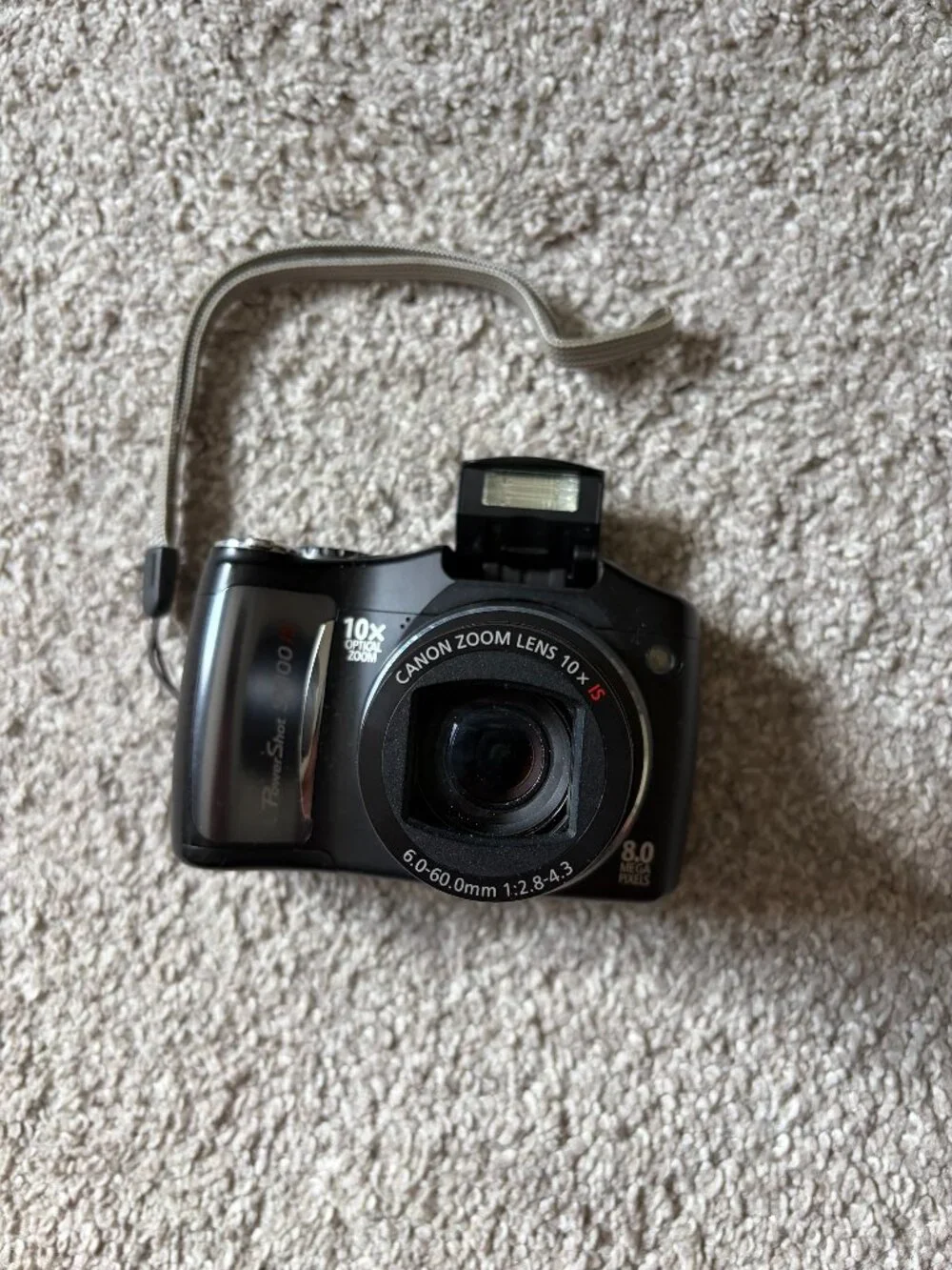 Canon PowerShot SX100 IS 8.0MP Digital Camera Black